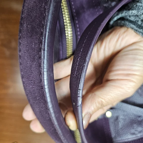 Auth Louis Vuitton Audacieuse Empreinte Suede and Leather MM - Picture 10 of 12